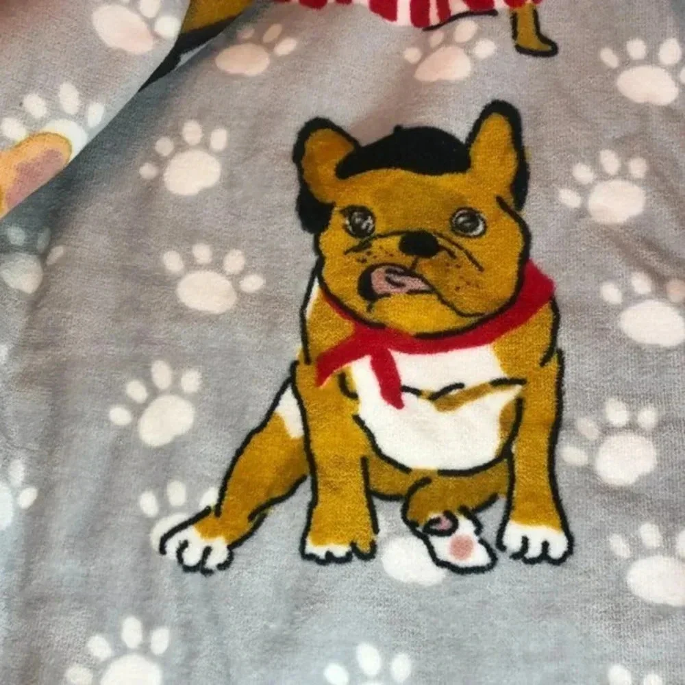 NWT dachshund and frenchie bath towel 100% cotton dog mom kids bath guest bath